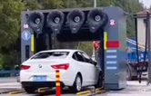 蕭山西湖石油選配林頓龍門往復(fù)式全自動(dòng)洗車機(jī)，防銹蝕耐腐，經(jīng)久耐用